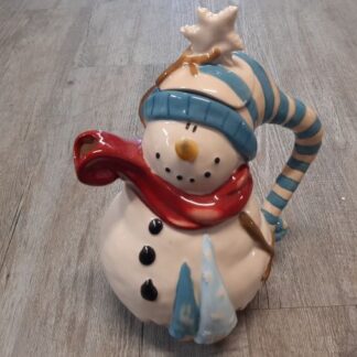 snowman teapot